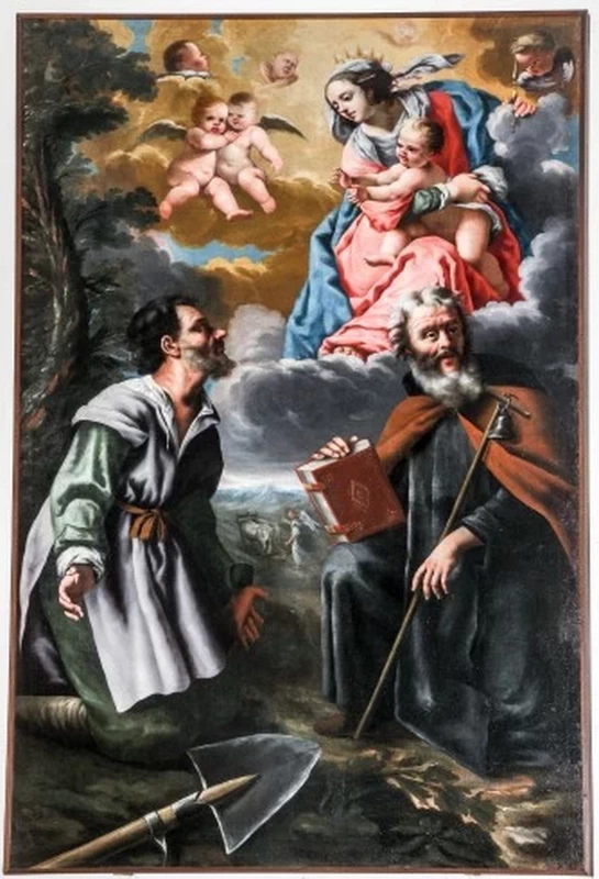 Vergine e il Bambino con i Santi Isidoro e Antonio abate - Santa Maria e San Bartolomeo a Padule